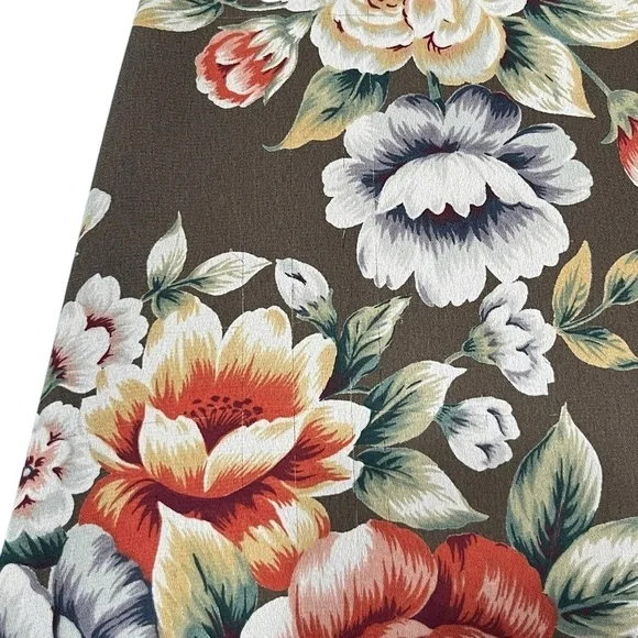 The Limited Floral Roses Fall Color Chiffon Skirt Size 4 - Picture 10 of 12